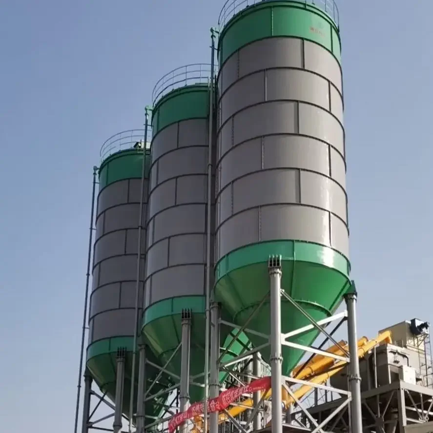 500 tons of thickened cement steel silo bulk sheet large cement silo 100 tons of lime cement silo