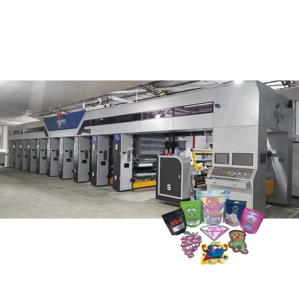HTL-Y 1-10 цветов бумага BOPP PET PVC PE принтер набор типа многоцветная машина для глубокой печати продажи