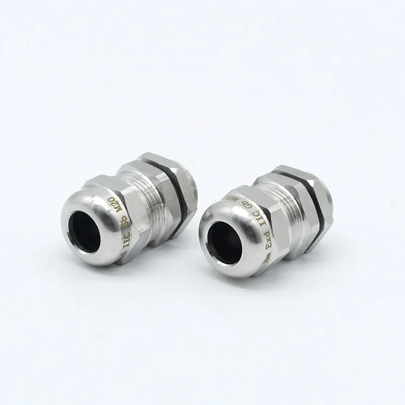 Factory Custom Ip68 Waterproof And Dustproof Brass Stainless Steel Explosion Proof Cable Gland