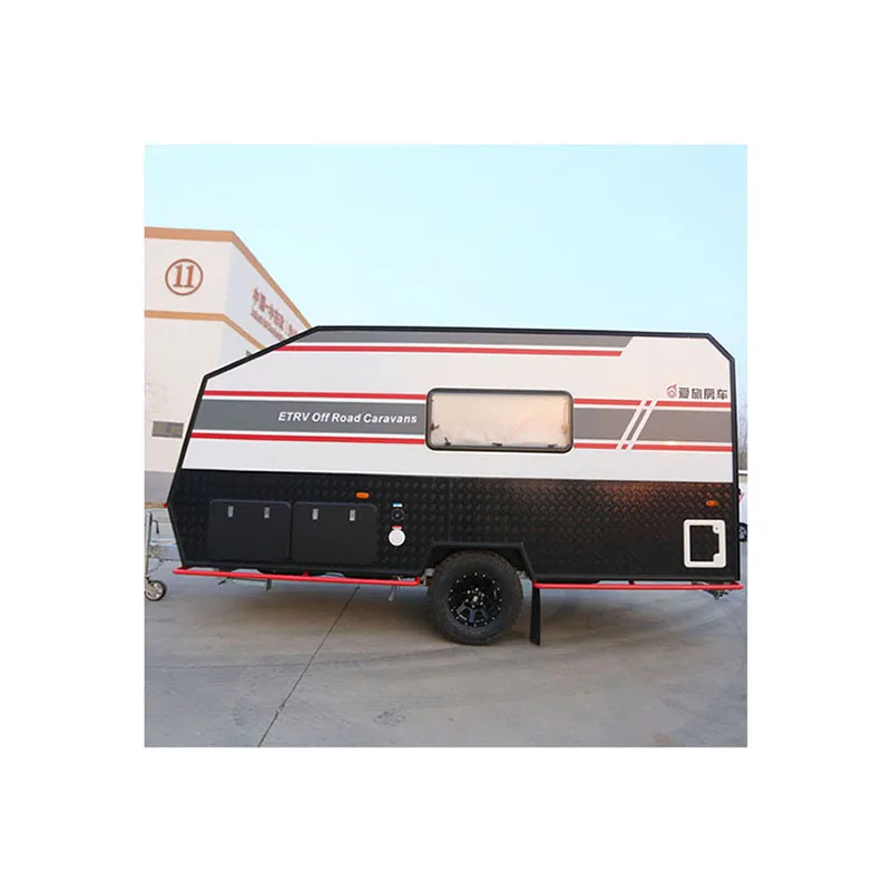 High Performance Standard Family Van Aluminum Body Rv Travel Trailer Caravan