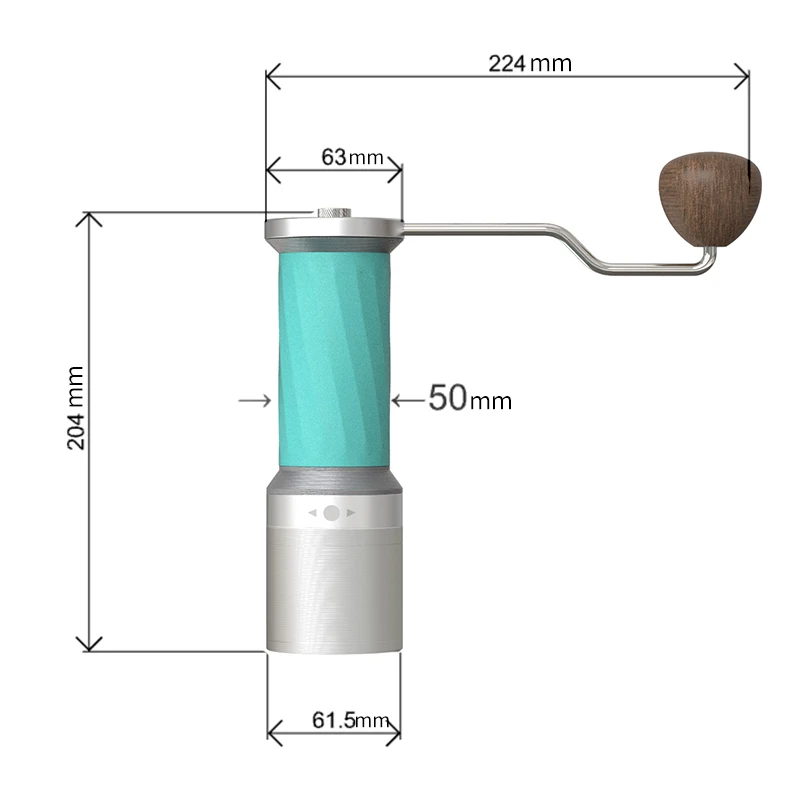 New Commercial Coffee Bean Grinder Manual Coffee Grinder Machine Mini Portable coffee mill for home or outdoor use