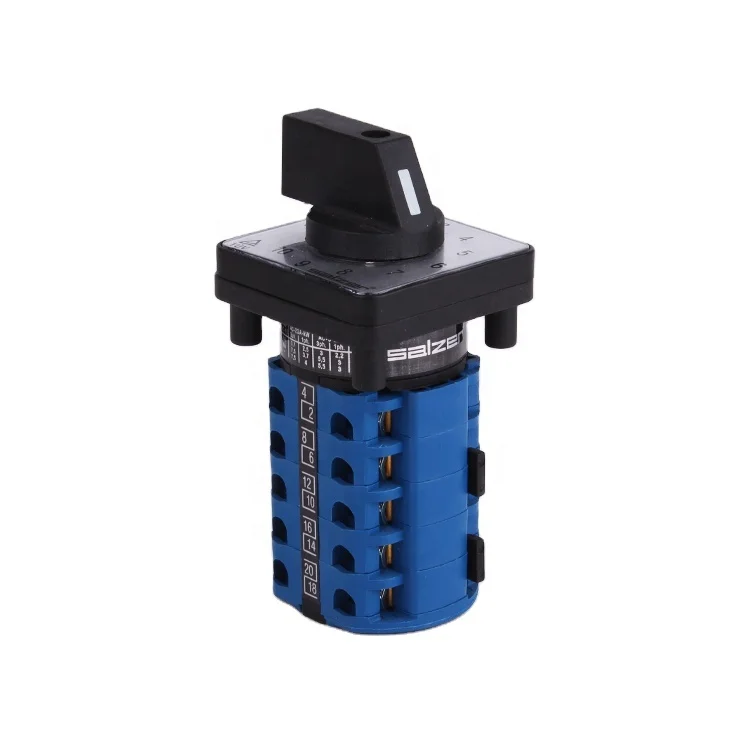 Salzer  SA16 16A 0-1-2-3-4-5-6-7-8-9-10  Multi step switch 11 position rotary cam switch  (TUV,CE and CB Approved)