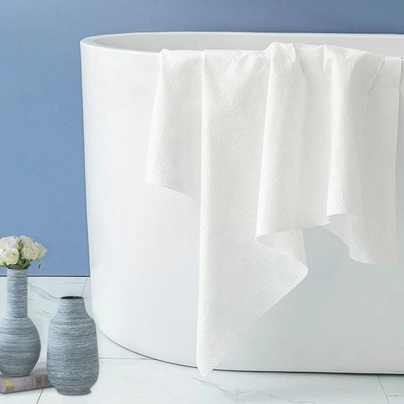 100% cotton disposable nonwoven bath towel disposable hair towel