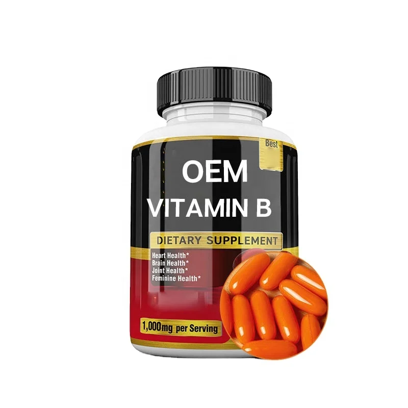 
stomach privbte label compound vb vitamin b1 b2 b6 b12 soft gel 