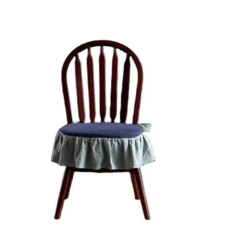 Высококачественный декоративный чехол на стул из хлопка и льна