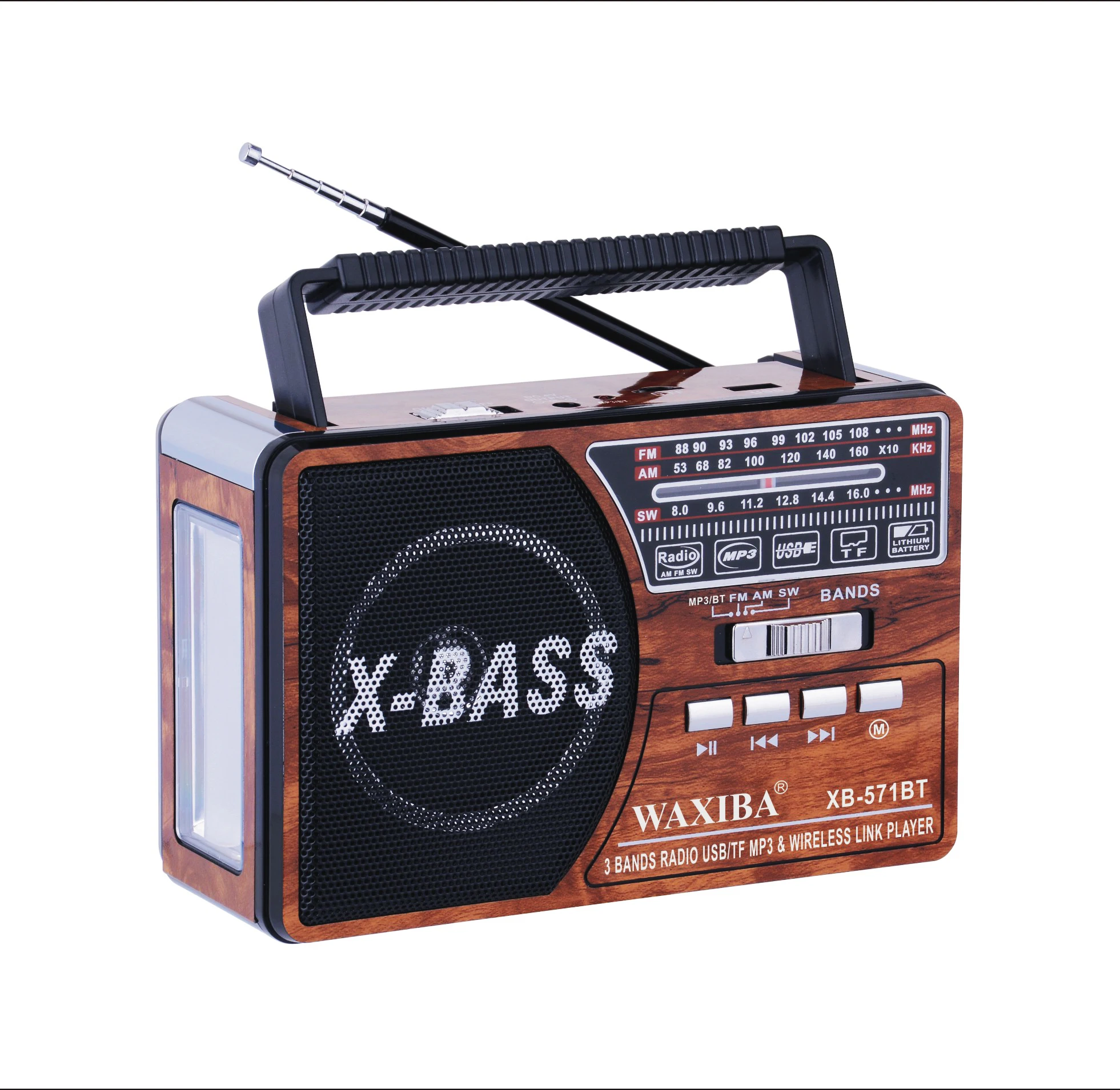 XB-571BT AM FM радио комплект приемник с USB маленькая Беспроводная Связь Динамик BT waxiba Портативный Радио