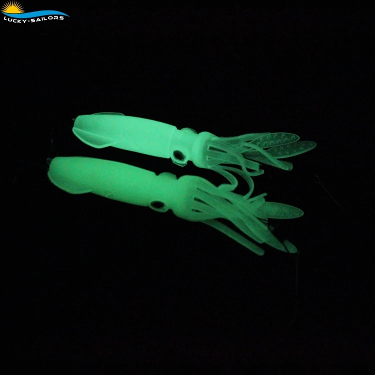 squid lures Squid fishing lure soft squid fresh salt water manufacturer sale soft plastic lures