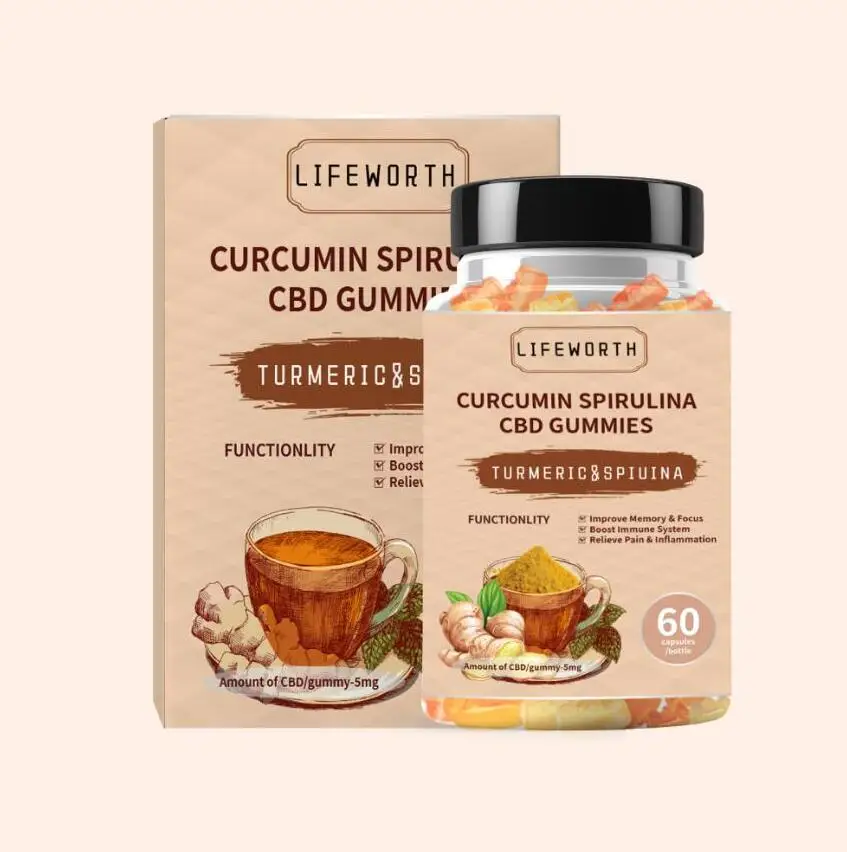 
Lifeworth Broad-spectrum health medical care supplies hemp candy gummies gummy bears 