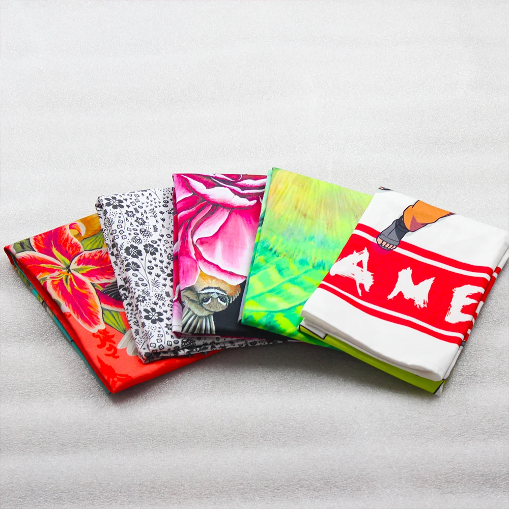 Quick Dry kitchen Super Absorbent tea towels 100% large cotton woven dish towel Printed pattern Dust proof cloth
