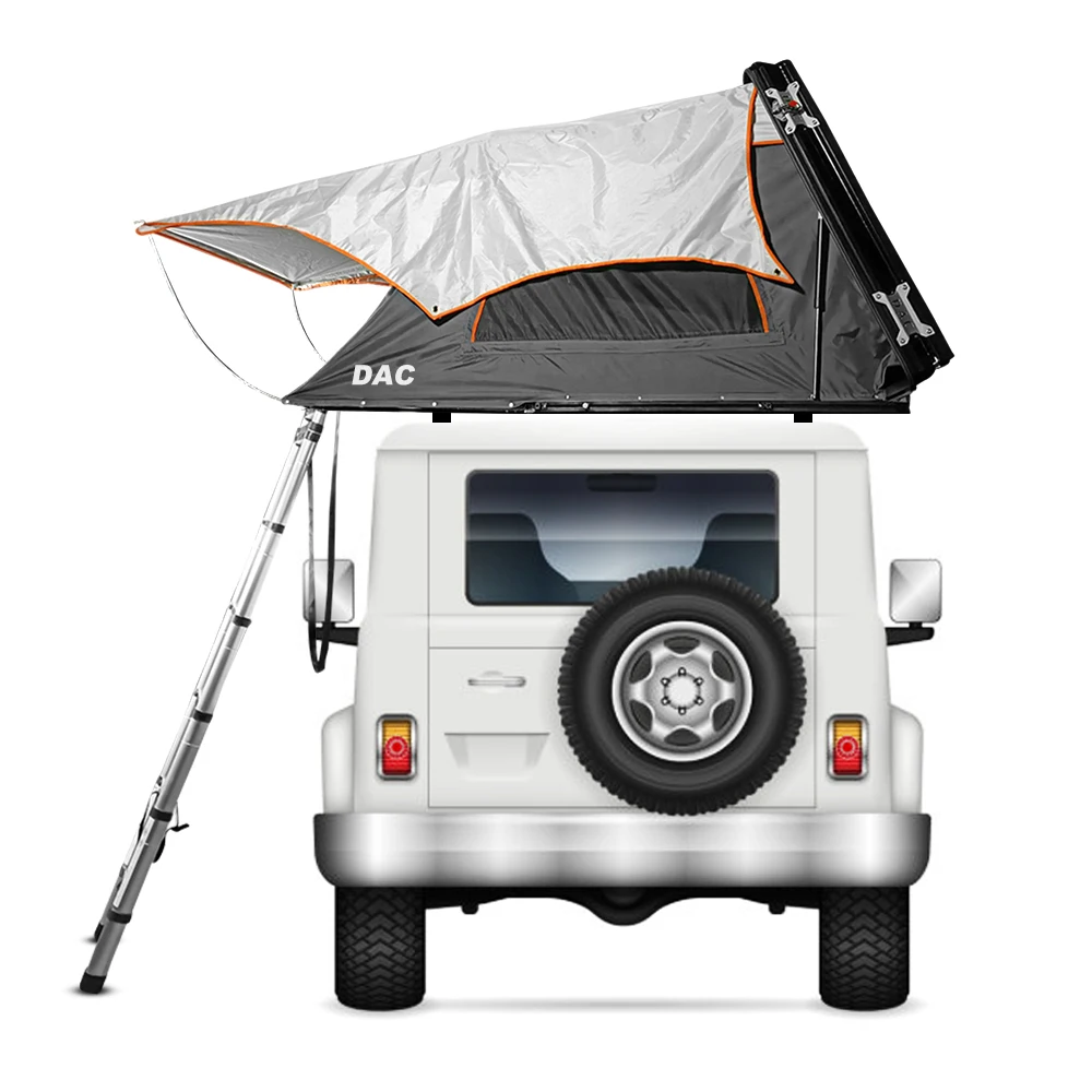 High Quality Foldable Aluminium Light Weight Hard shell car roof top tent outdoor tents for Camping