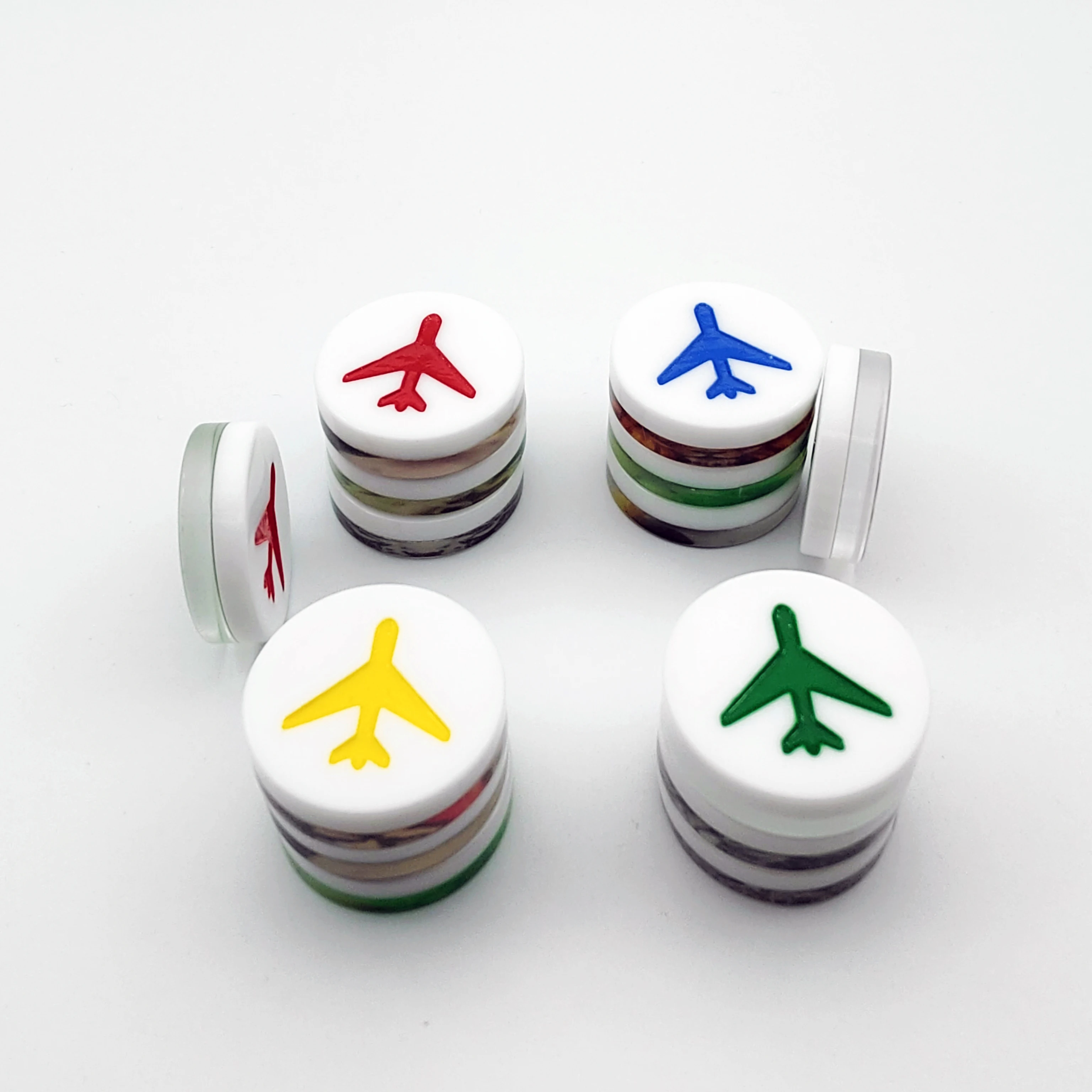 Plastic Checker pieces Aeroplane chess