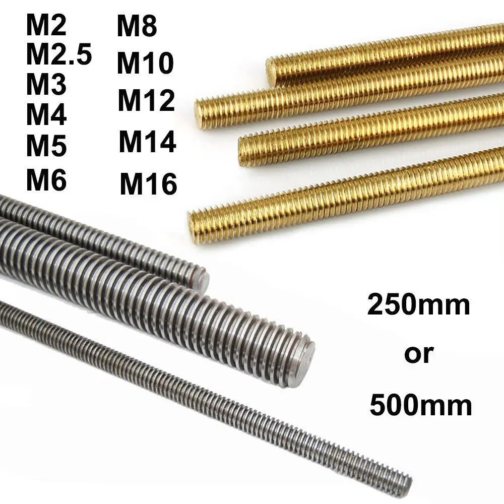 Factory Price Threaded Rods A193 b7 Internally Threaded Rod M10 DIN975 Stud Bolt