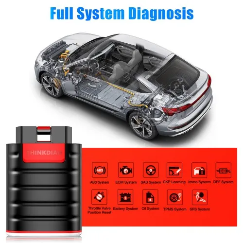 Полная система автодиагностики Thinkdiag OBD2 мощный с бесплатным программным обеспечением на
