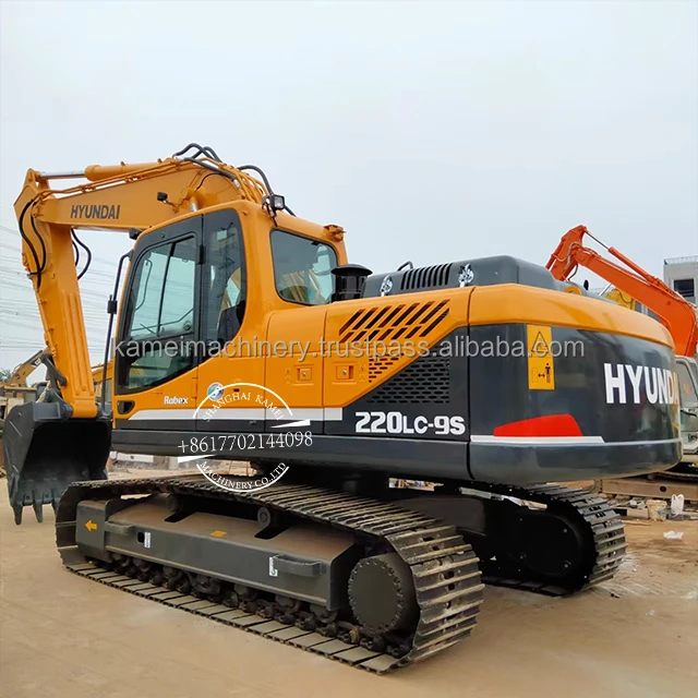 sale Excavator Hyundai 220LC-9s korean excavators simple engine machine construction equipment hyundai 220 / 210 used machinery