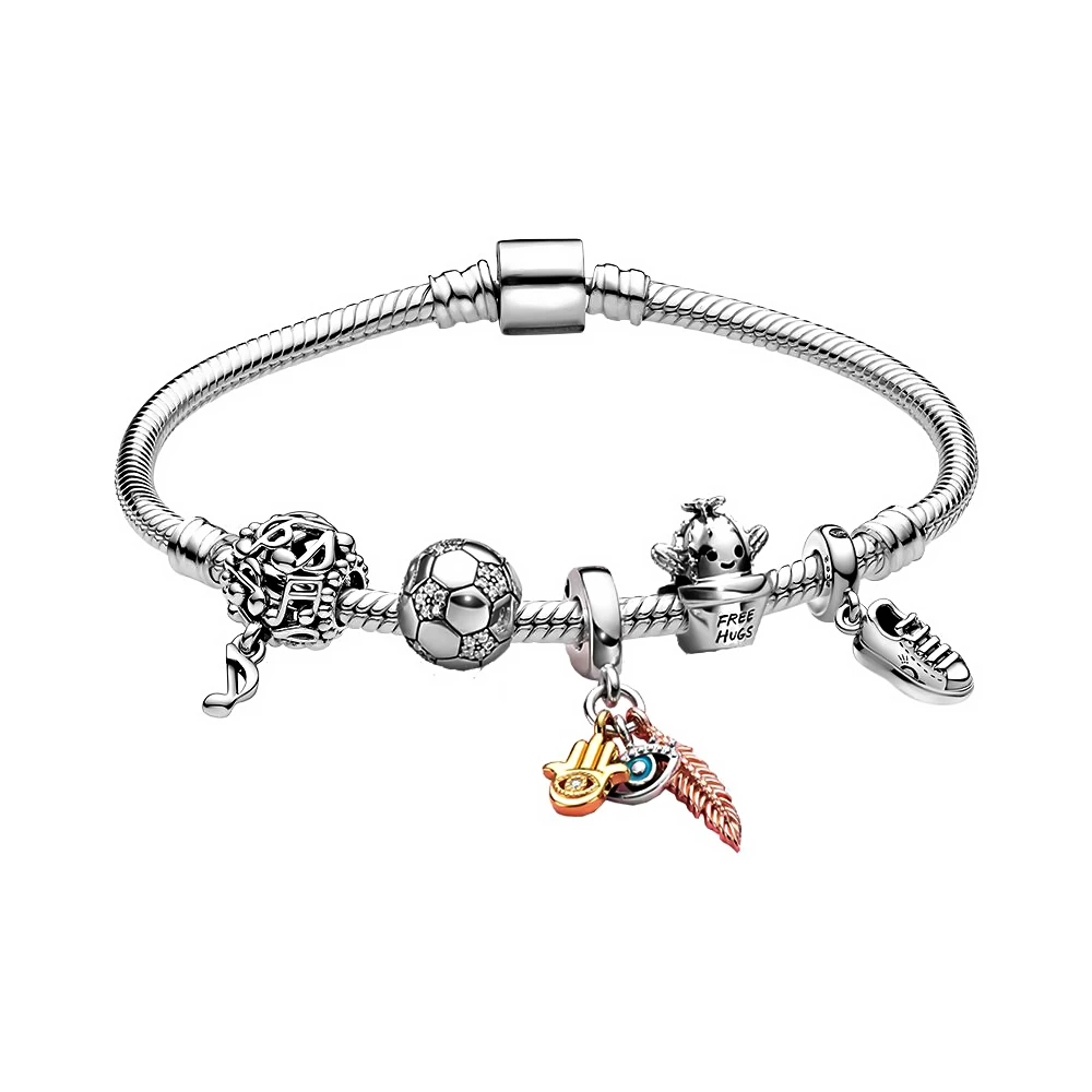 New 925 Sterling Silver Garden Charm Fits Bracelets