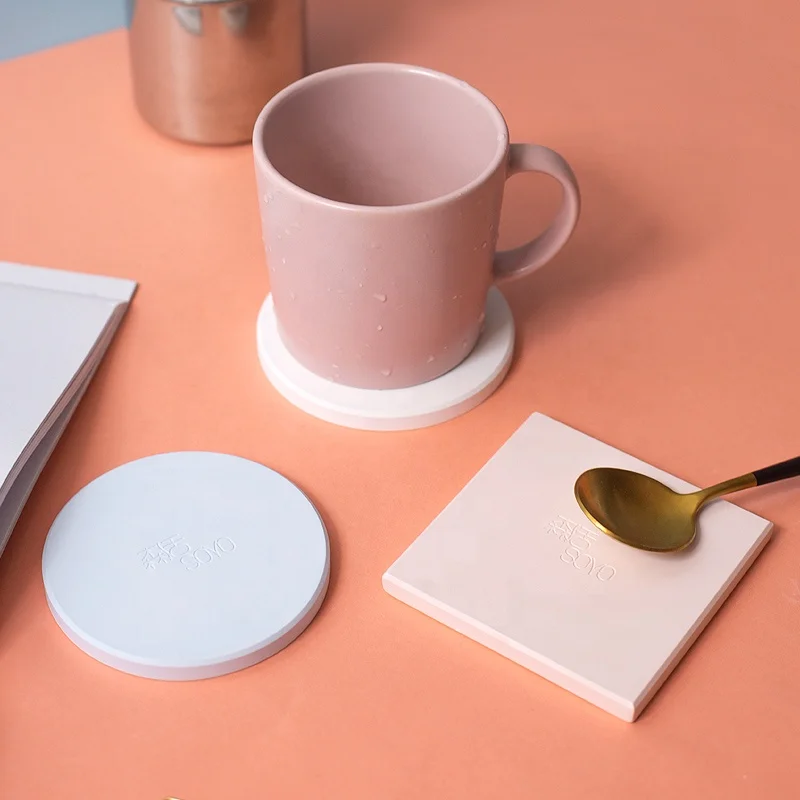 High Quality Diatomite Round Table Coasters