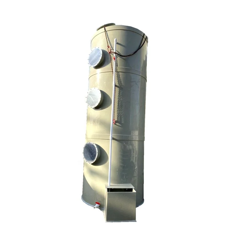 Acid Gas Filtration Gas Scrubbing Spray Tower /gas Disposal Equipment