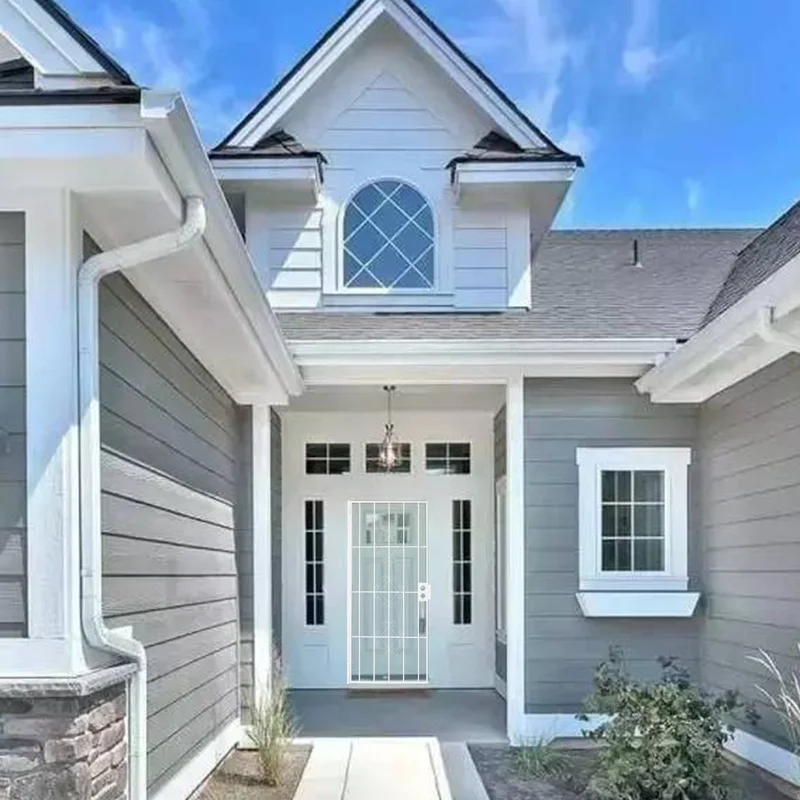 Modern design custom exterior metal screen door stainless steel security door residential