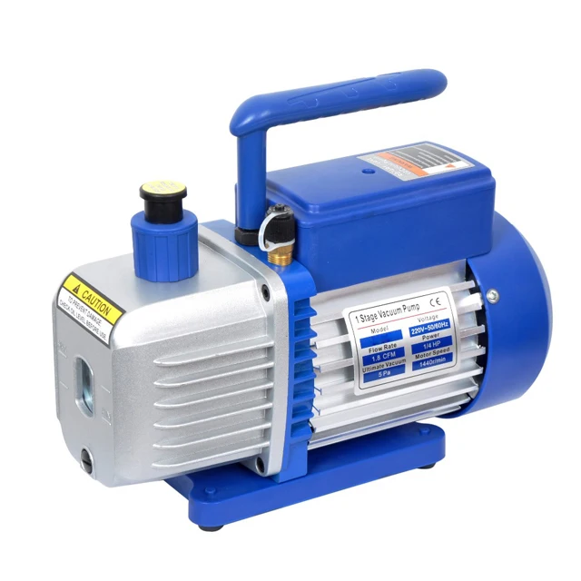 High Performance 6CFM 7CFM Two Stage Professional HVAC Rotary Vane Portable Vacuum Pump
