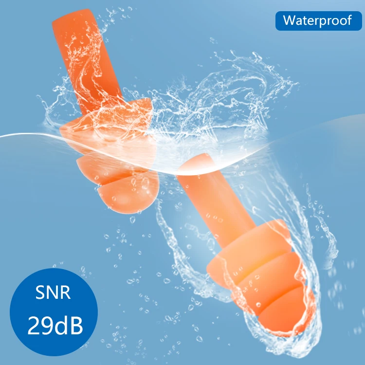 Swim Reusable Silicone Earplugs Perfect Bathing Partner Christmas Tree Polybag Silicone Plugs Ear Plug Diving in Ear earbud