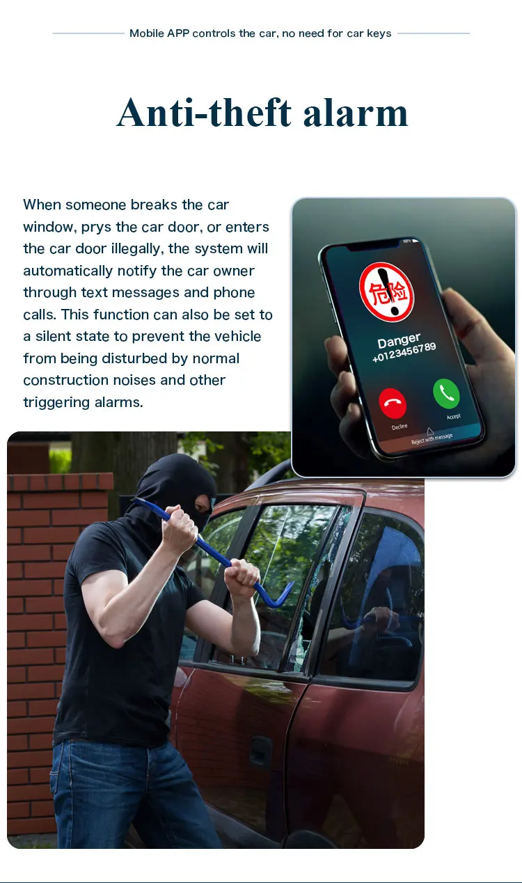 Drop Shipping KOL Cardot 4g Gsm Pke Keyless Entry Remote Starter Smart Start Stop Engine Gps  Car Alarm