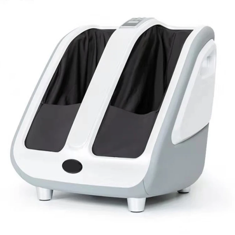 Air Pressure Compression Blood Circulation Heating Foot Deep Kneading Full Electric Massage Foot Leg Massager Machine