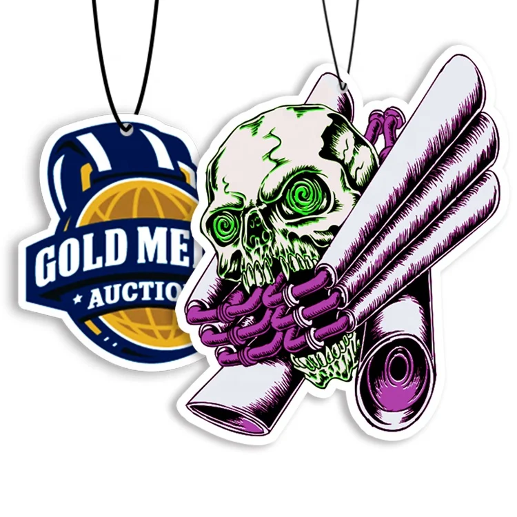 Customized natural air freshener for car name brand air fresheners