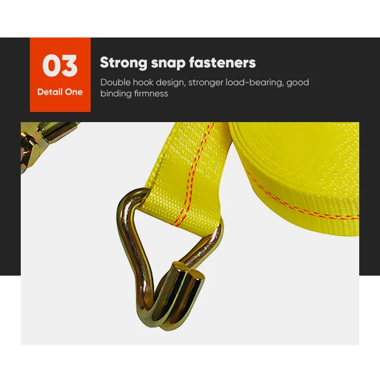 Ratchet Straps Heavy Duty 10,000 Lbs Strap Perfect For Hauling Cars,Commercial Equipment Durable Tie Down With Metal J-Hooks