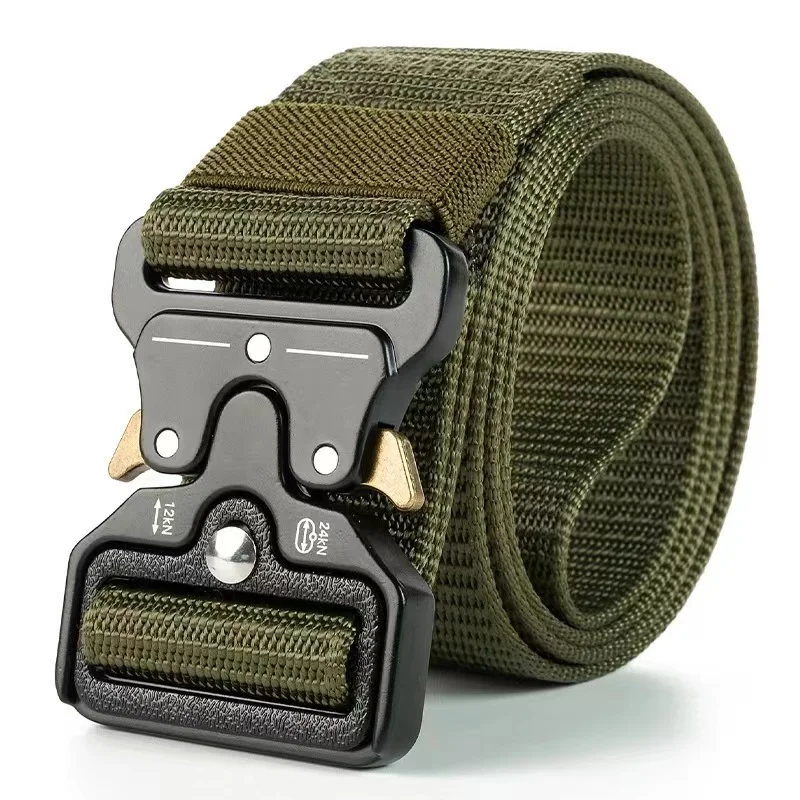 wholesale 3.8cm width 22 colors 3 size mens outdoor nylon multifunctional military training tooling button tactical fabric belts