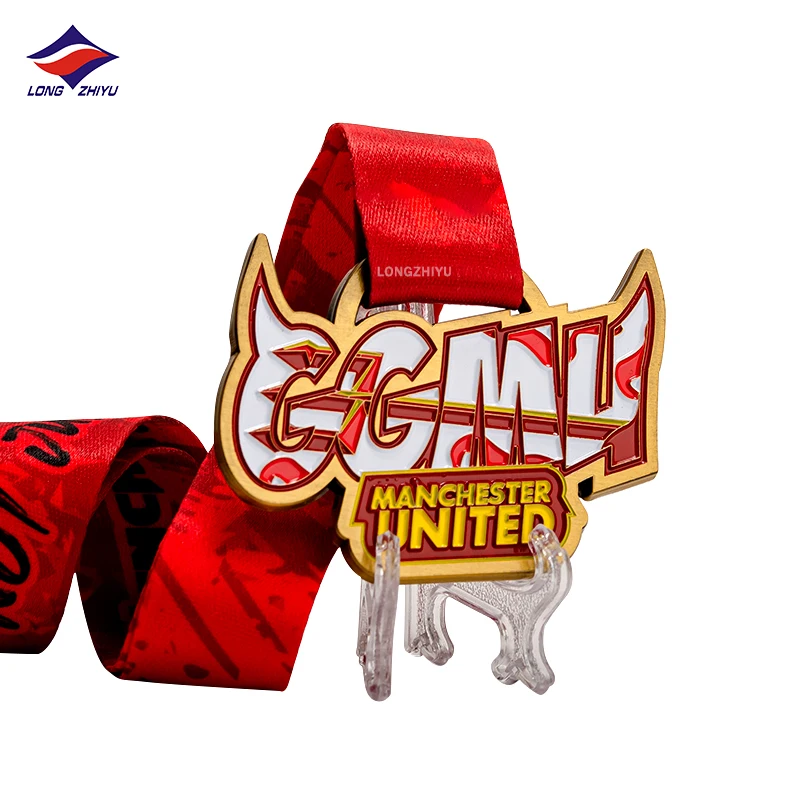 Longzhiyu 16 years futsal medals supplier custom made generic football medals blank wholesale football team medals