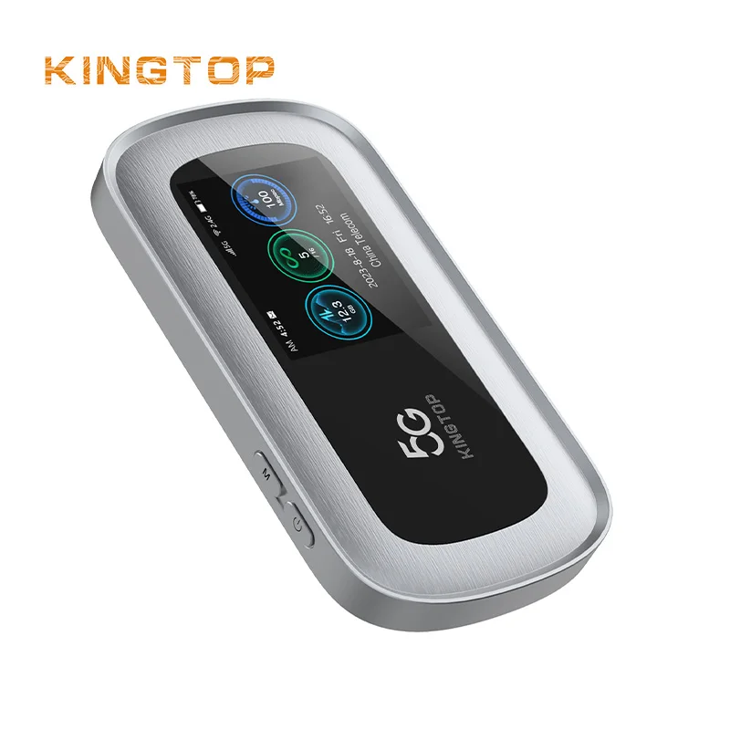 KINGTOP оптовая продажа 5 г 300 Мбит/с карманный Wi-Fi роутер мобильный Горячая точка MT6877 4400 мАч большой аккумулятор MiFis с слотом для Sim-карты