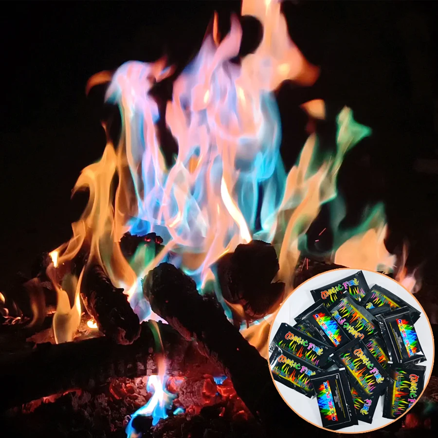 Magical Flames Fire Colorful Changing Packets For outdoor fireplace wood burning