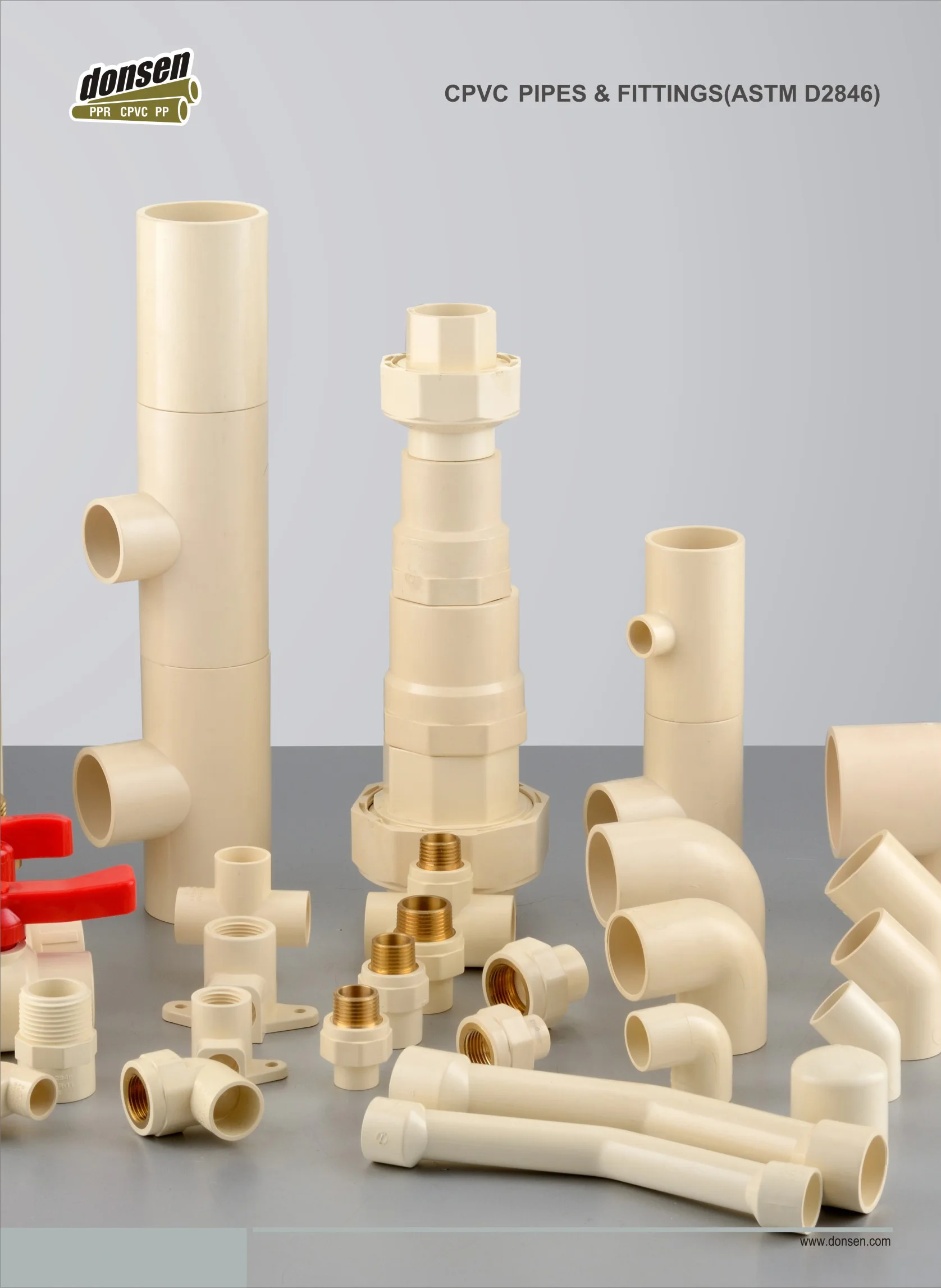 china suppliers CPVC fitting pipe fittings ASTM D2846 reducing coupling socket for pipe