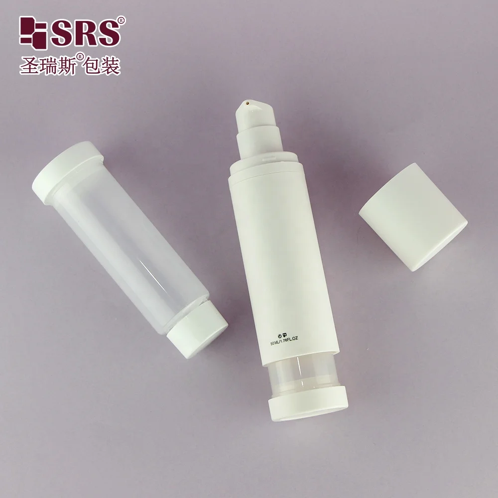 Refillable Airless Pump Bottle For Cosmetics PP Plastic Bottle Empty Packaging 30ml 50ML 100ML