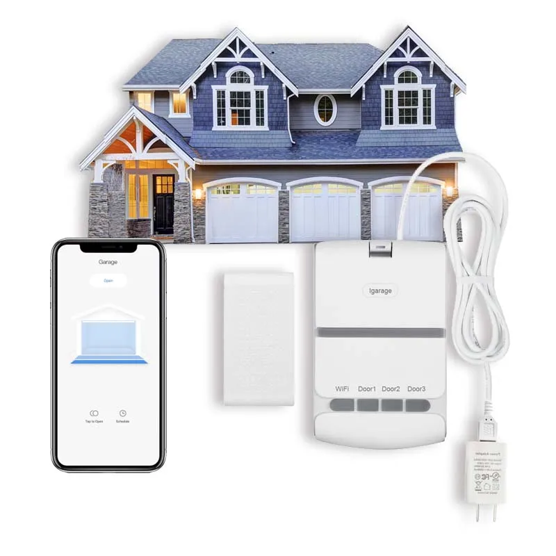 Лидер продаж 2021, высокое качество, совместим с голосовым управлением, Открыватель для разных гаражных дверей, управление через приложение для умных гаражных ворот