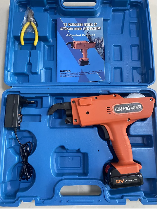 Automatic Rebar Tying Machine Construction Tool Rebar Tier Electric Rebar Tie Wire Gun Steel Bar Winding Tool