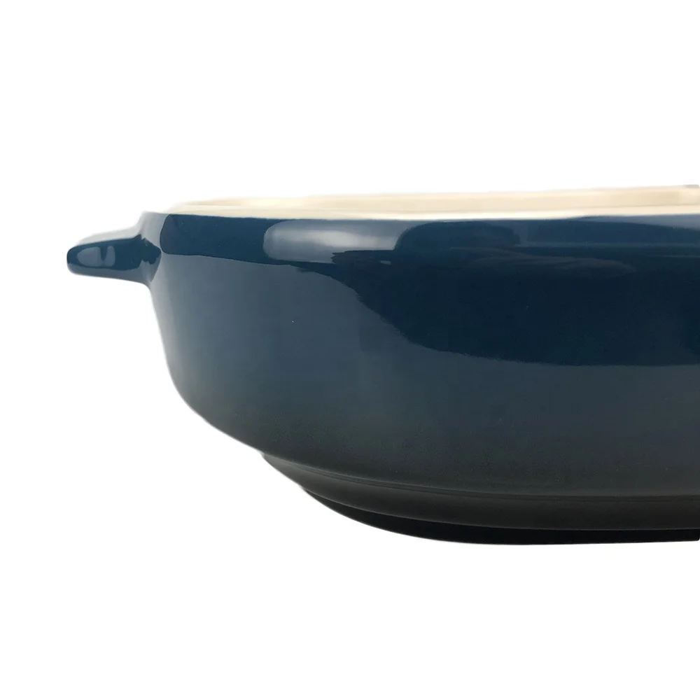 Square Microwave Bakeware Ceramic Tray Baking Dishes And Pans With Handles