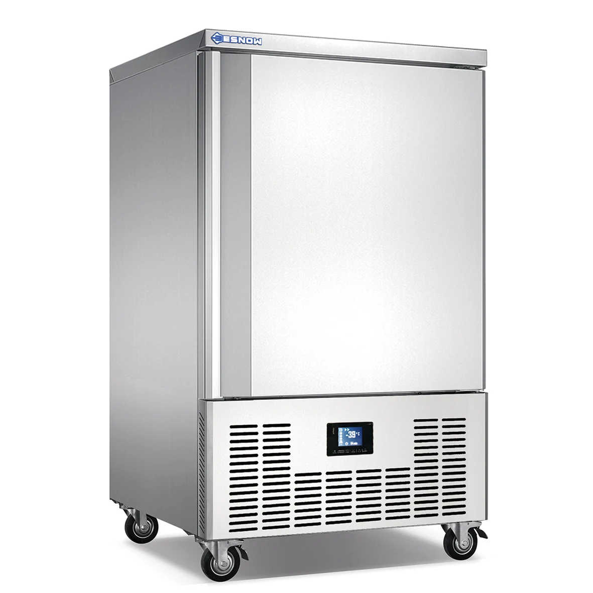 10 Trays Kitchen Air Cooling Blast Chiller Freezer Shock Blast Freezer Quick Spiral Fast Freezing Machine