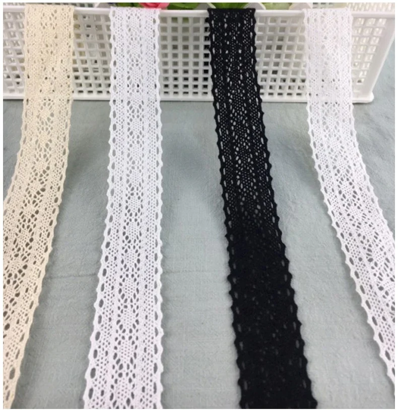 2023 Manufacturers Direct 3 cm Symmetrical Hollow Lace Accessories For Free Samples Of Bilateral Embroidery Black Lace