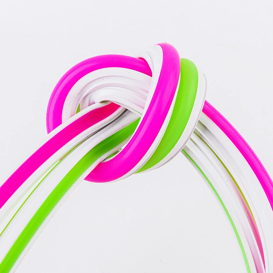 In stock 6mm 8mm 12mm DC12V separated S shape neon strip lights IP67 pure Silicone neon light flex neon tube