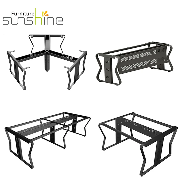 Original Manufacture Sales Office Table Frame Cast Iron Table Legs Frame Steel Base