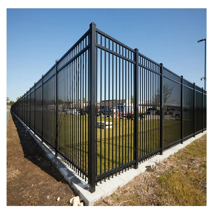 powder coated steel matting fence galvanized square tube steel fence post galvanized steel fence clips