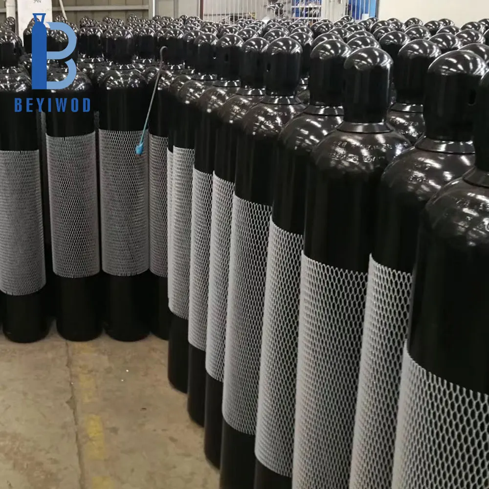 China OEM Argon gas cylinders factory wholesale seamless Steel CO2 cylinder