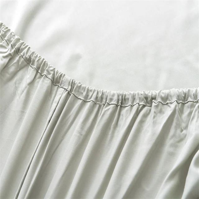 100% Natural Bamboo Bedding Set China Manufacturers Custom Soft Hand Feeling Luxury Bamboo Bed Sheets