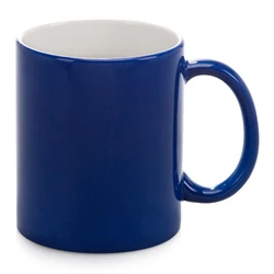 11oz Ceramic Dye Sublimation Blank Magic Mug Blue With foam Box Packing