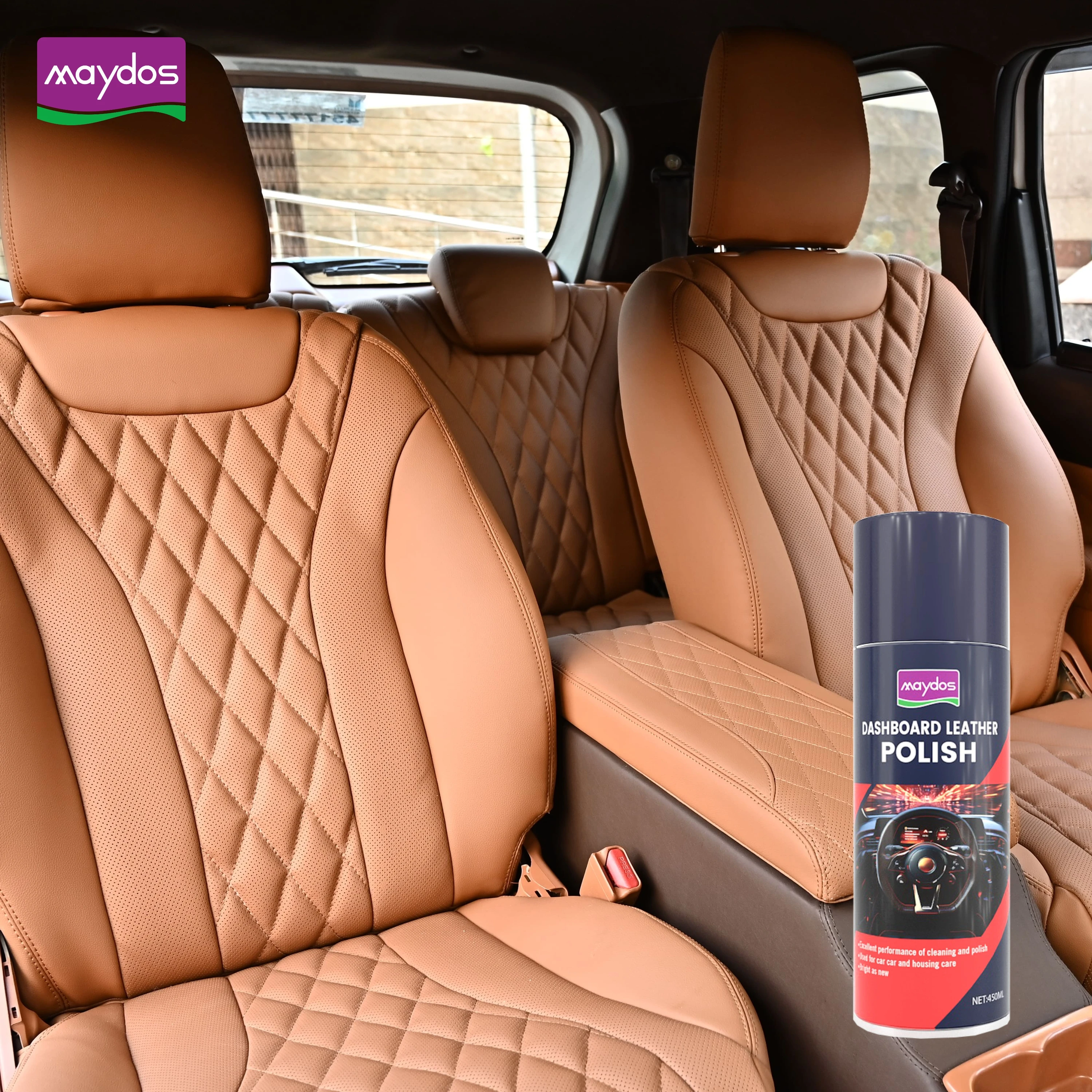 Car Dashboard leather polish surface wax concentrate protectant spray