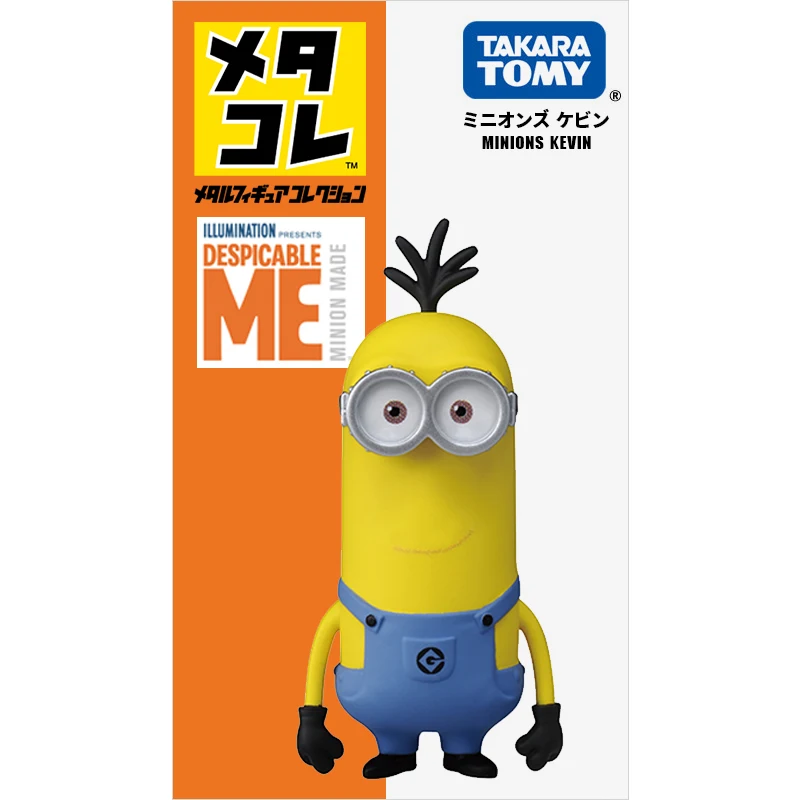 TAKARA TOMY Minionss Kevin Mini alloy action figure handmade model ornaments animation derivative bargain price wholesale