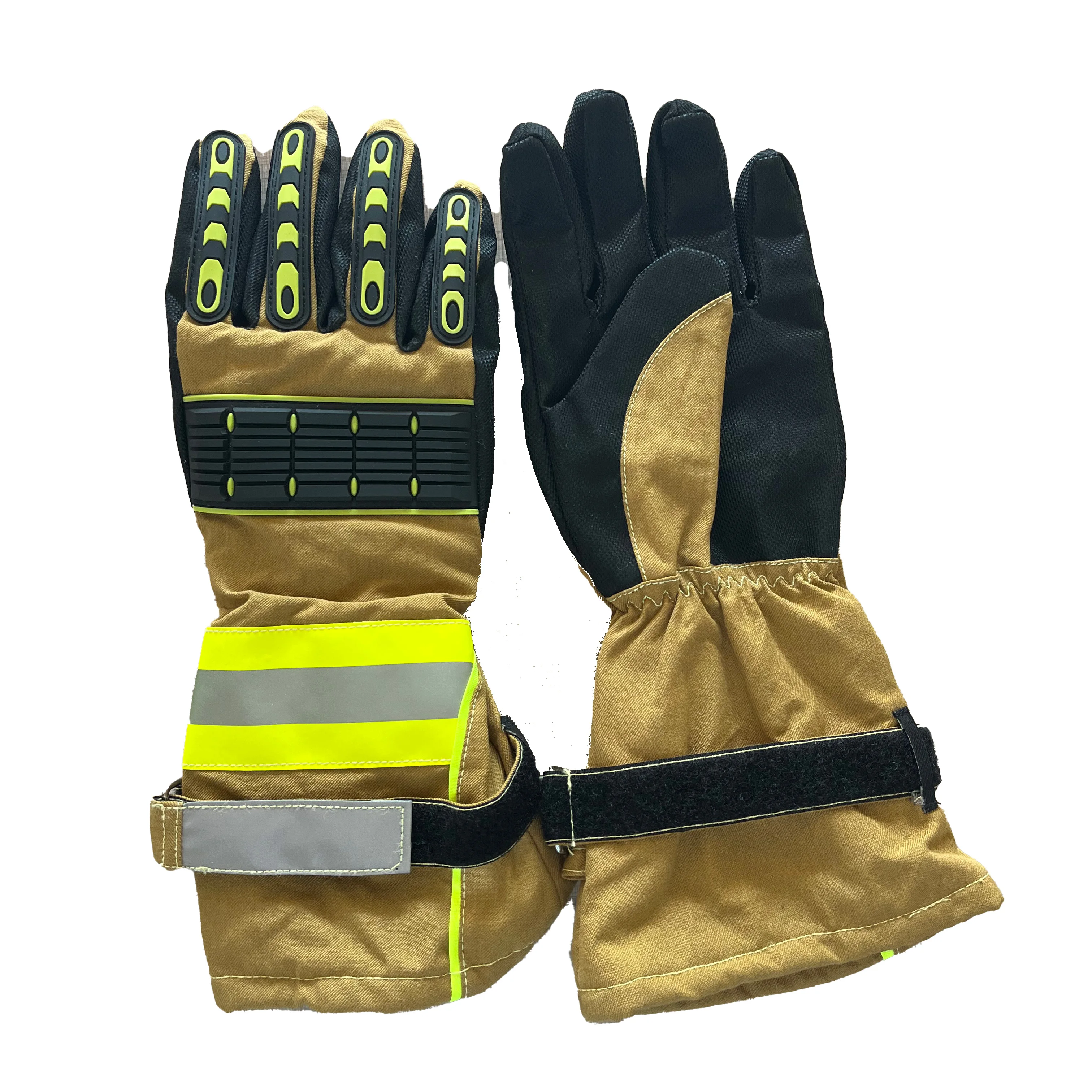 EN CE Aramid 3D Structural fire fighting Waterproof fireproof Firefighter Gloves