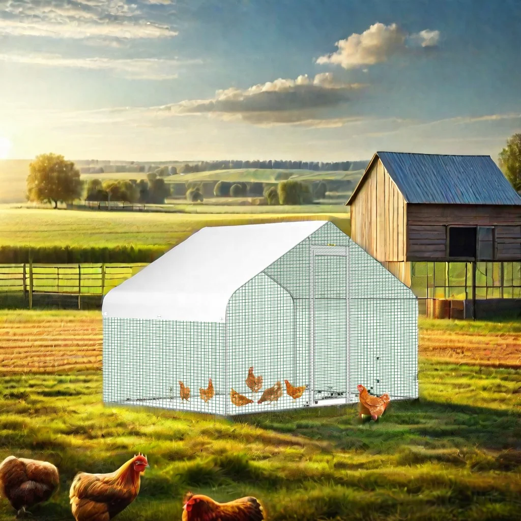 Outdoor Poultry Chicken Cage Hen House for Chicken Coop and Farm Durable Animal Cage