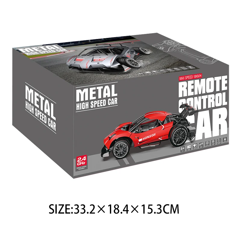 1:14 racing car 2.4g diecast toy cars high speed rc car for kids HN931814
